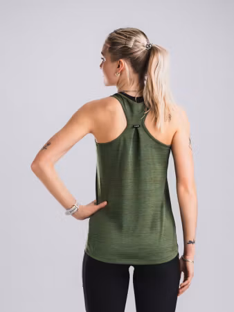 Fusion Womens Training Top - Green - Dam