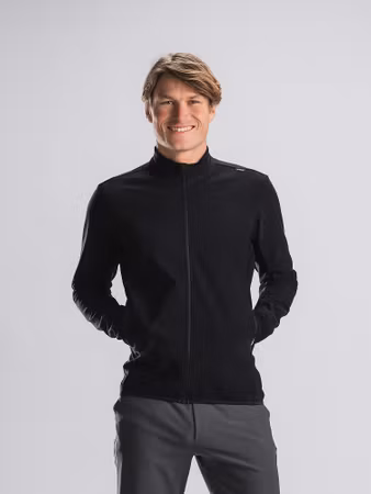 Fusion Mens Recharge Full Zip Black - Herr