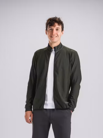 Fusion Mens Recharge Full ZipForest Green - Herr
