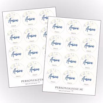 Skolavslutning, stickers