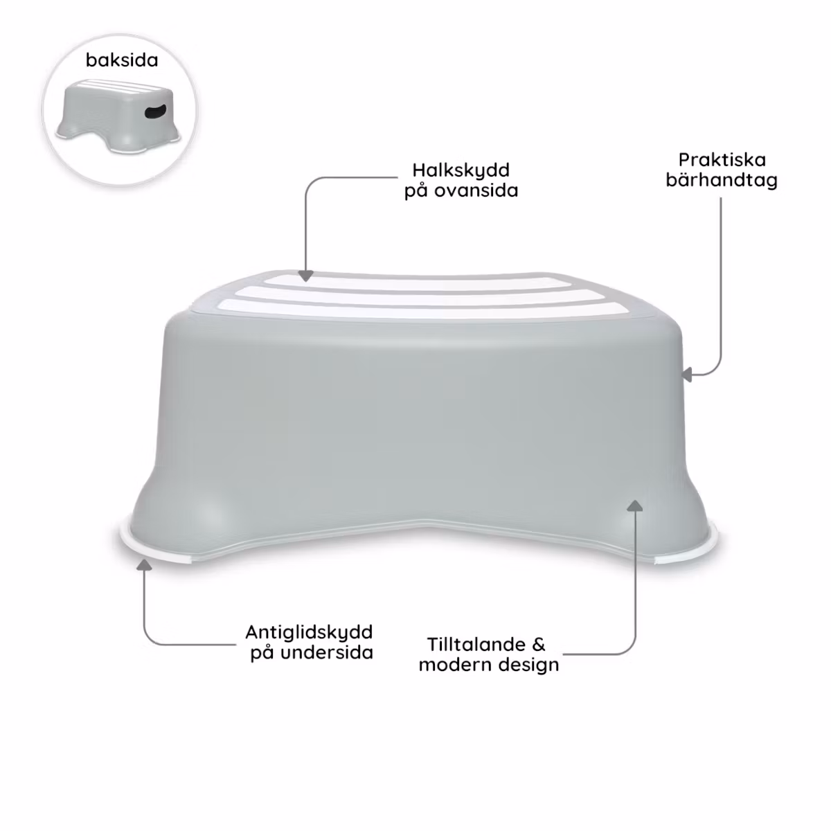 Doppresent flicka - My Carry Potty potträningskit grå