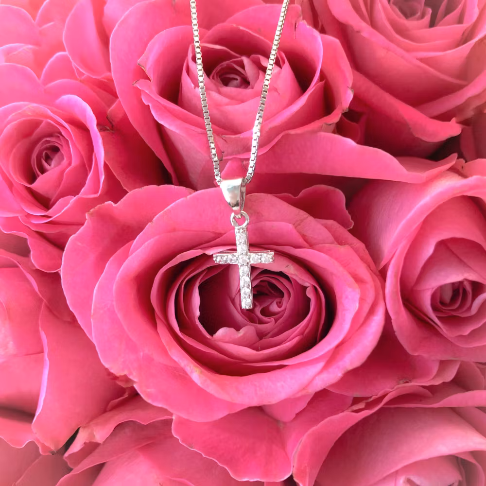 Doppresent flicka - Silverhalsband KORS
