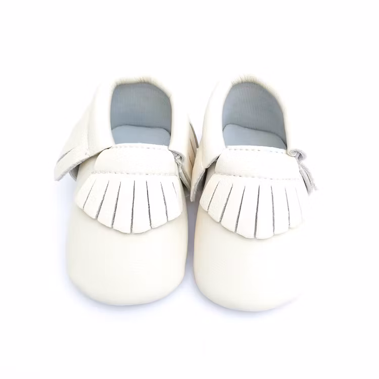 Doppresent flicka - Babyskor 3-6 mån CLASSIC Creme