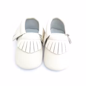 Doppresent flicka - Babyskor 3-6 mån CLASSIC Creme