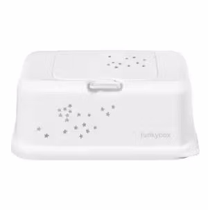 Doppresent pojke - Funkybox White Little Stars