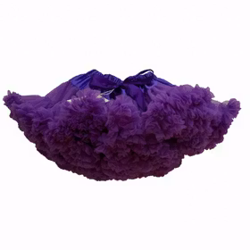 KAMPANJ - Tyllkjol barn stl 110 Mörklila