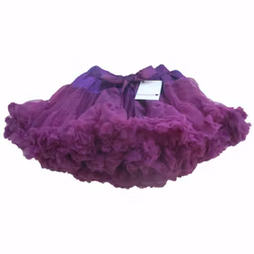 KAMPANJ - Tyllkjol barn stl 110 Plommon