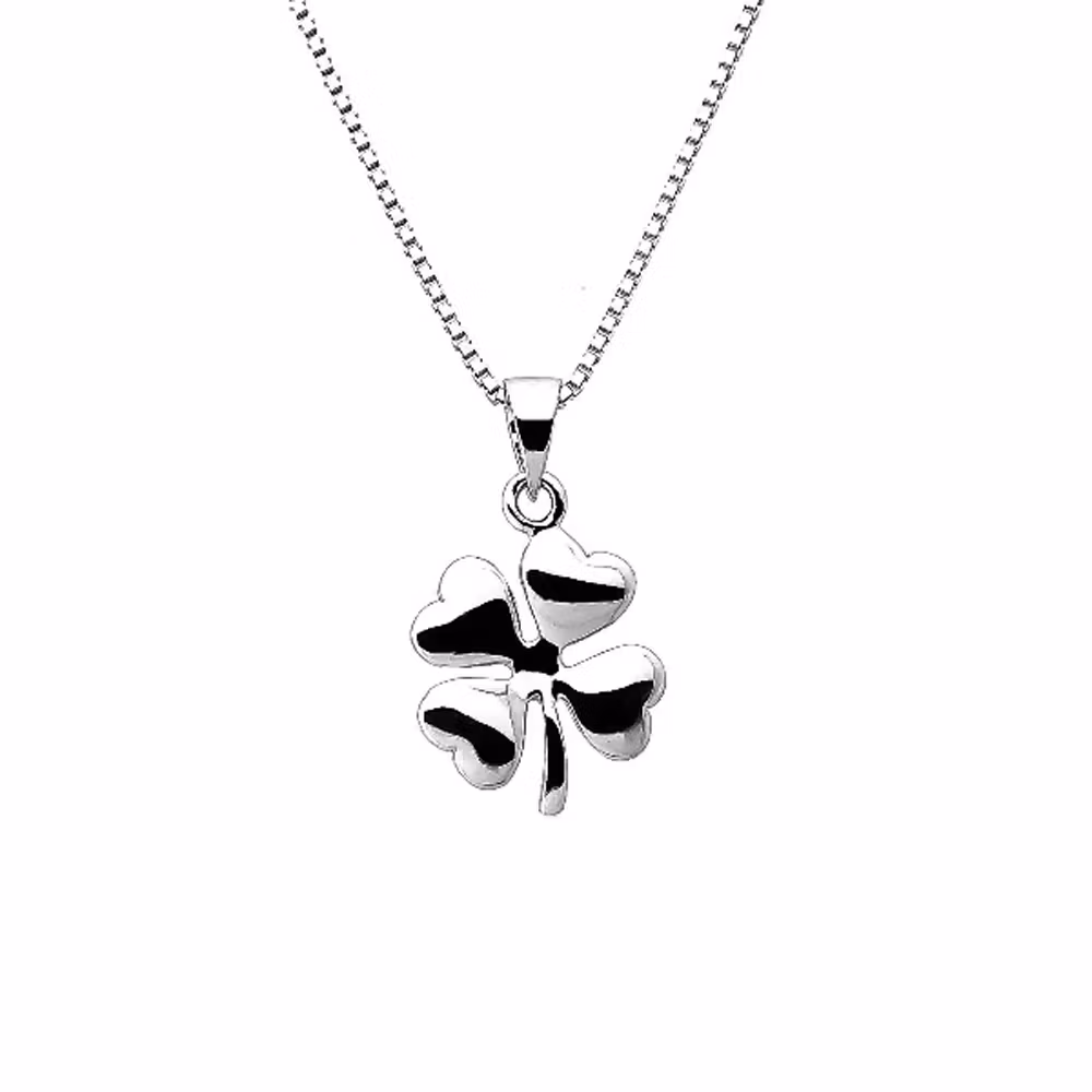 Barnhalsband Fyrklöver i Silver - Ett barnsmycke från Sweethearts