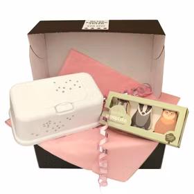 Presentask Funkybox vit & Woodlies Owl