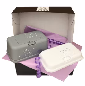 Funkybox presentask Little Stars Grå & ToGo Little Stars Vit