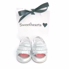 Doppresent flicka - Babysandal 3-6 mån Silver