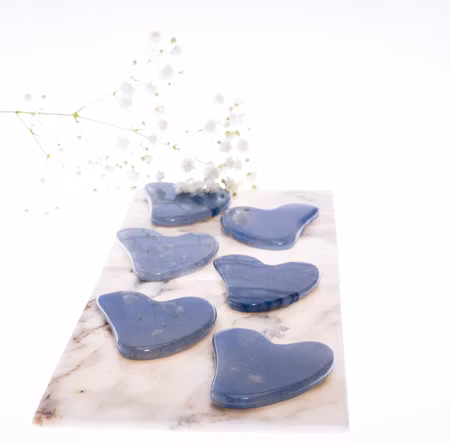 Gua Sha – Blå aventurin