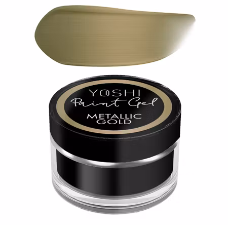 Paint gel UV LED 5 ml – Metallisk guld