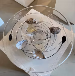 CHRYSTAL  PLATE "OYSTER"