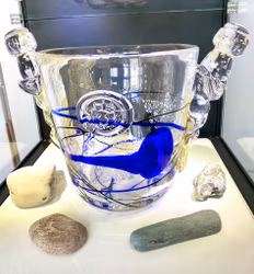 CHAMPAGNE VASE/SCULPTURE  / "CELEBRATE"