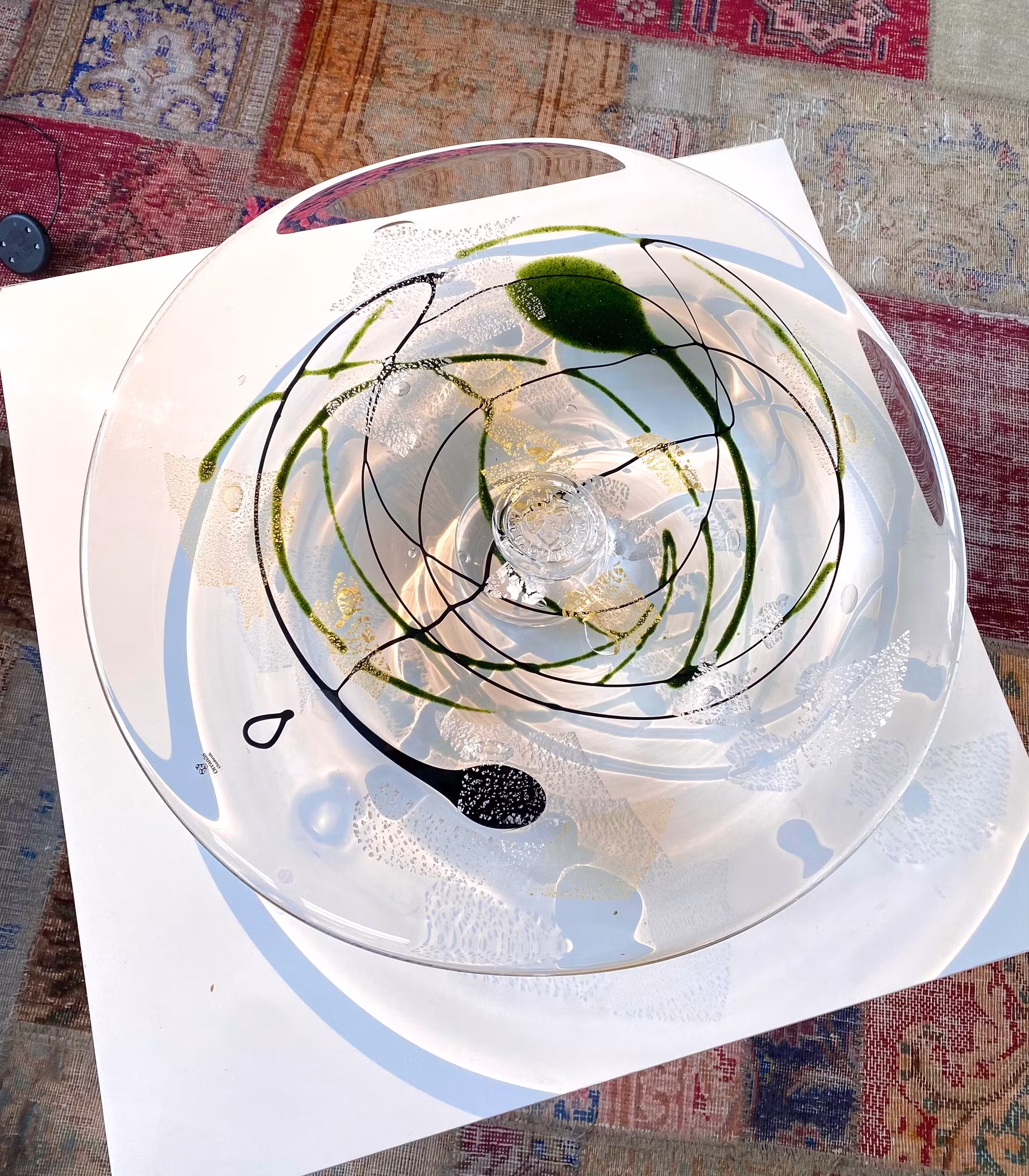 CHRYSTAL PLATE "OYSTER"