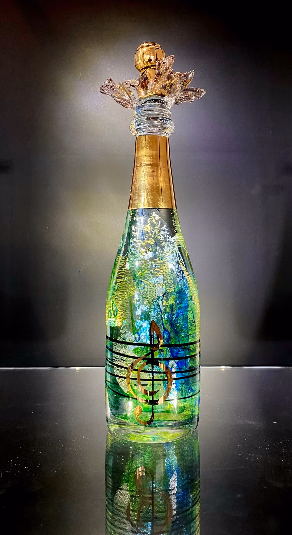 SOUND OF CHAMPAGNE SCULPTURE