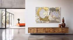 SCALLOPS LOVE FROM THE SEA - ORIGINAL PAINTING ON CANVAS