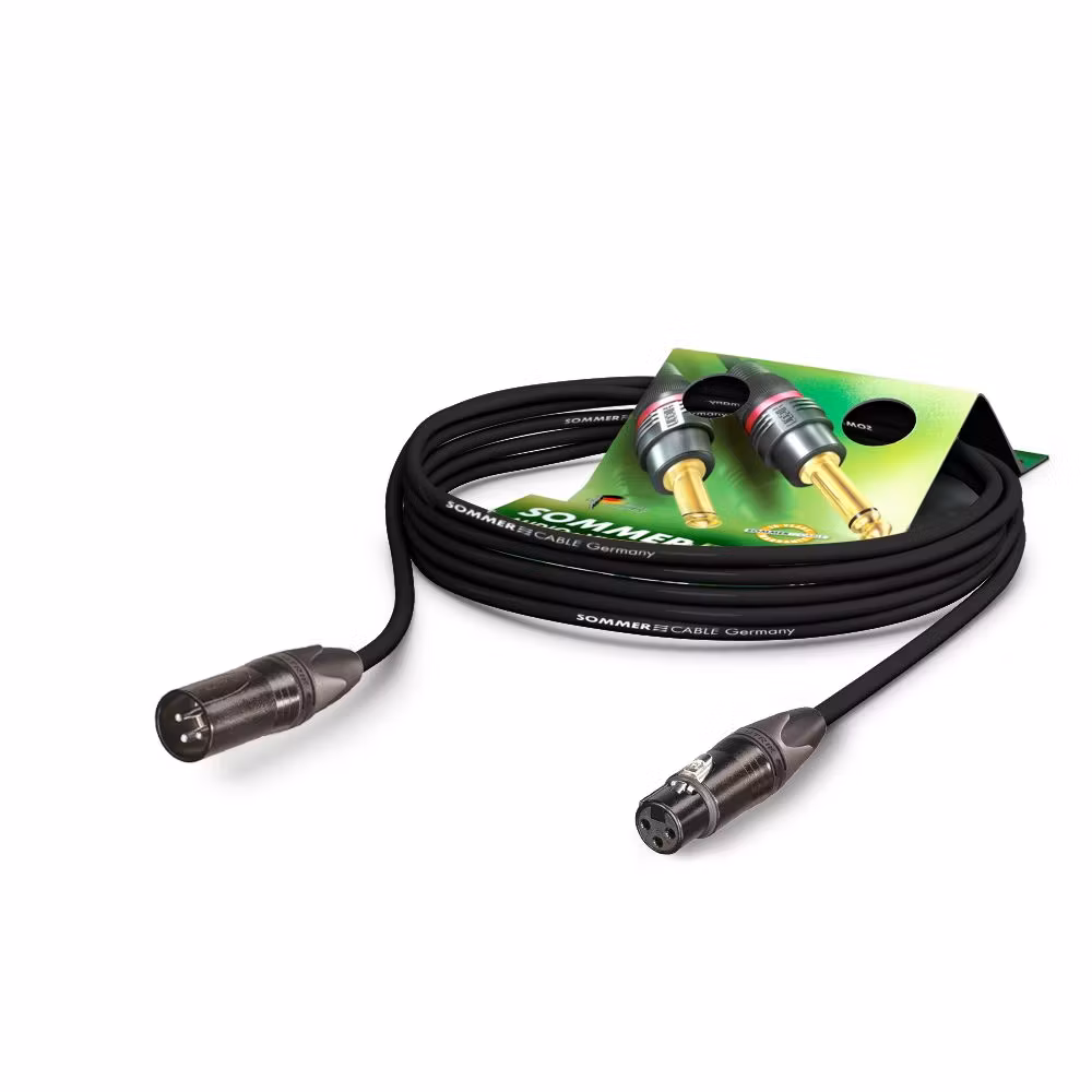 Sommer Cable Stage 22 Mikrofonkabel 5,0m Highflex, 2 x 0,22 mm²