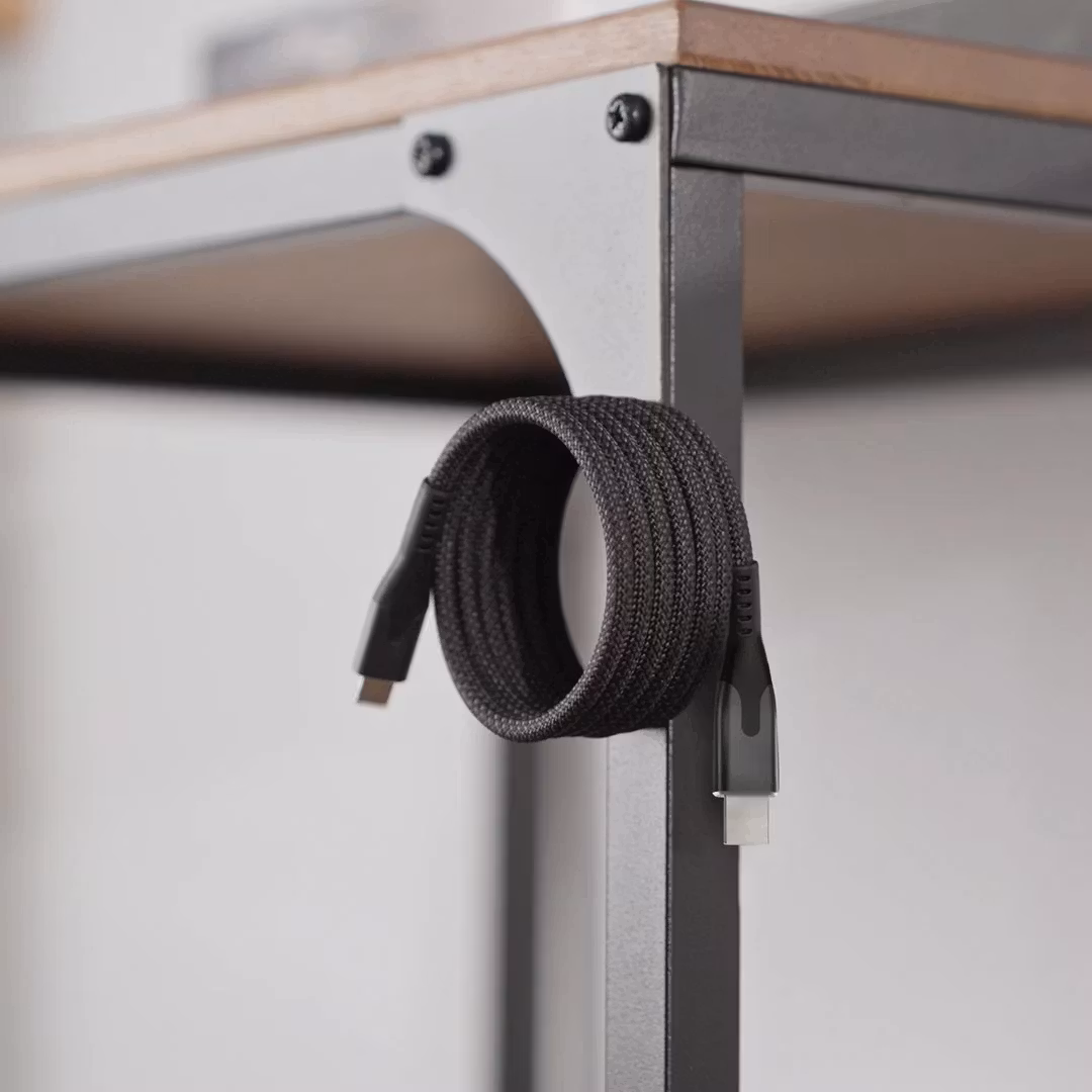STATIK Magnetisk Kabel Magstack Pro USB-C Till USB-C Svart 2m