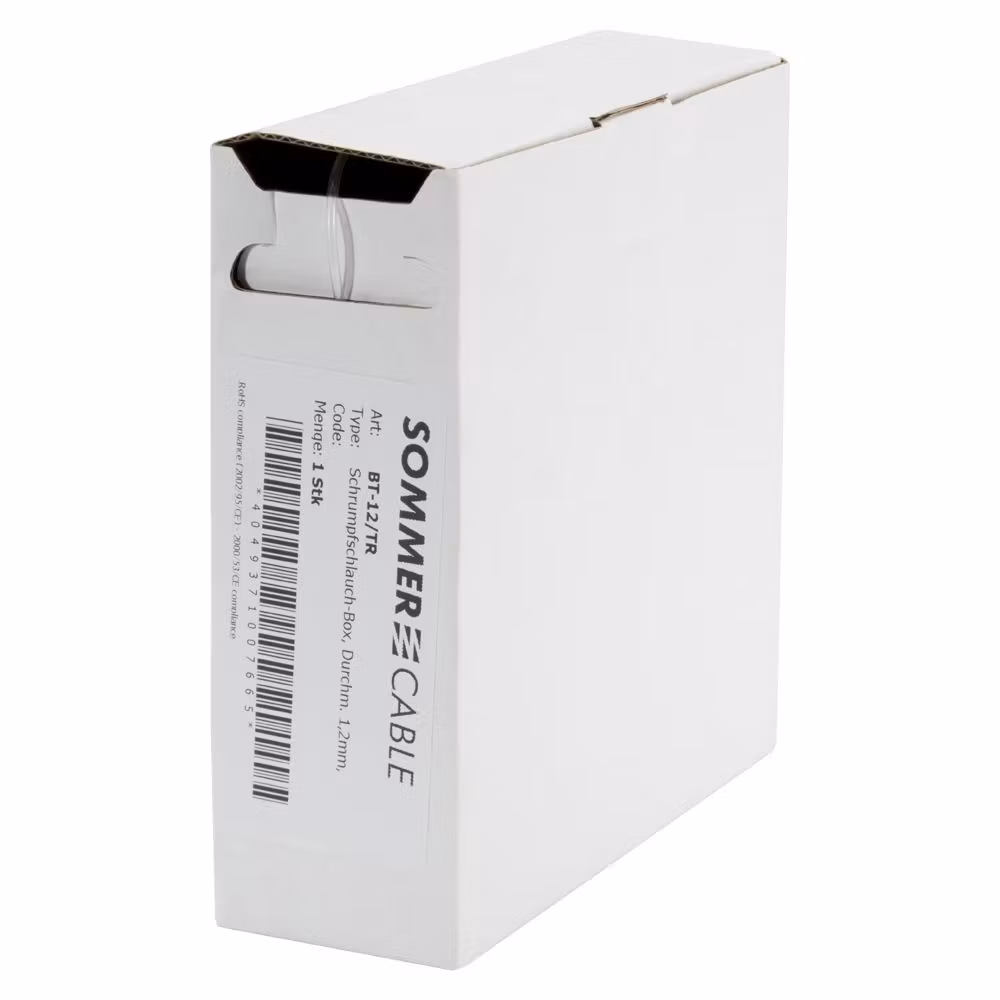Kopia Sommer Cables Transparent Krympslang rulle