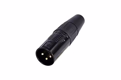 Rean RC3M-B 3-pol XLR kontakt svart