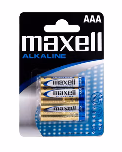 Maxell LR03 Alkaliska AAA-batterier 4-pack