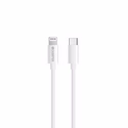 Champion 97316CH Ladd&Synk kab USB-C till Lightning 2m Vit