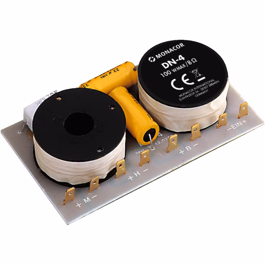 Monacor DN-4 Delningsfilter 3-vägs