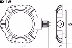 Monacor EX-1W Exicter-högtalare