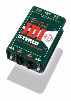 Radial JDI STEREO Passive Direct Box