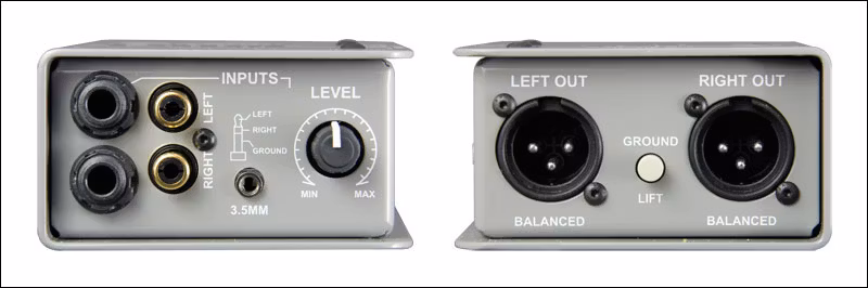Radial TRIM TWO Stereo DI with Level Control