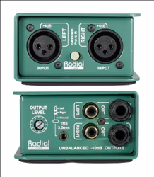 Radial J-ISO Converter from +4dB to -10dB