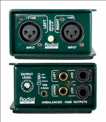 Radial PROISO Converter from +4dB to -10dB