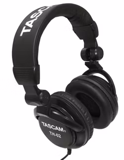 Tascam TH-02 Stereo headphones - closed-back dynamic design