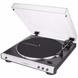 Audio-Technica AT-LP60XBT WH Skivspelare, vit front