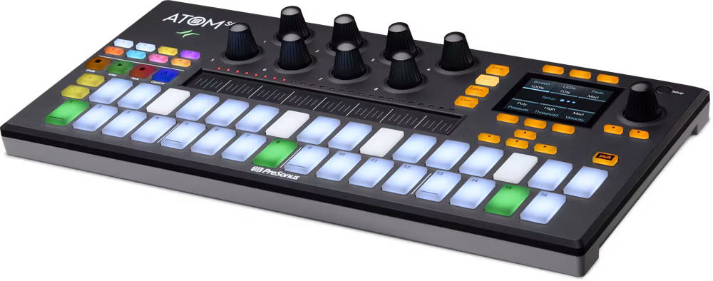Presonus Atom SQ, Pad controller produktion och framförande