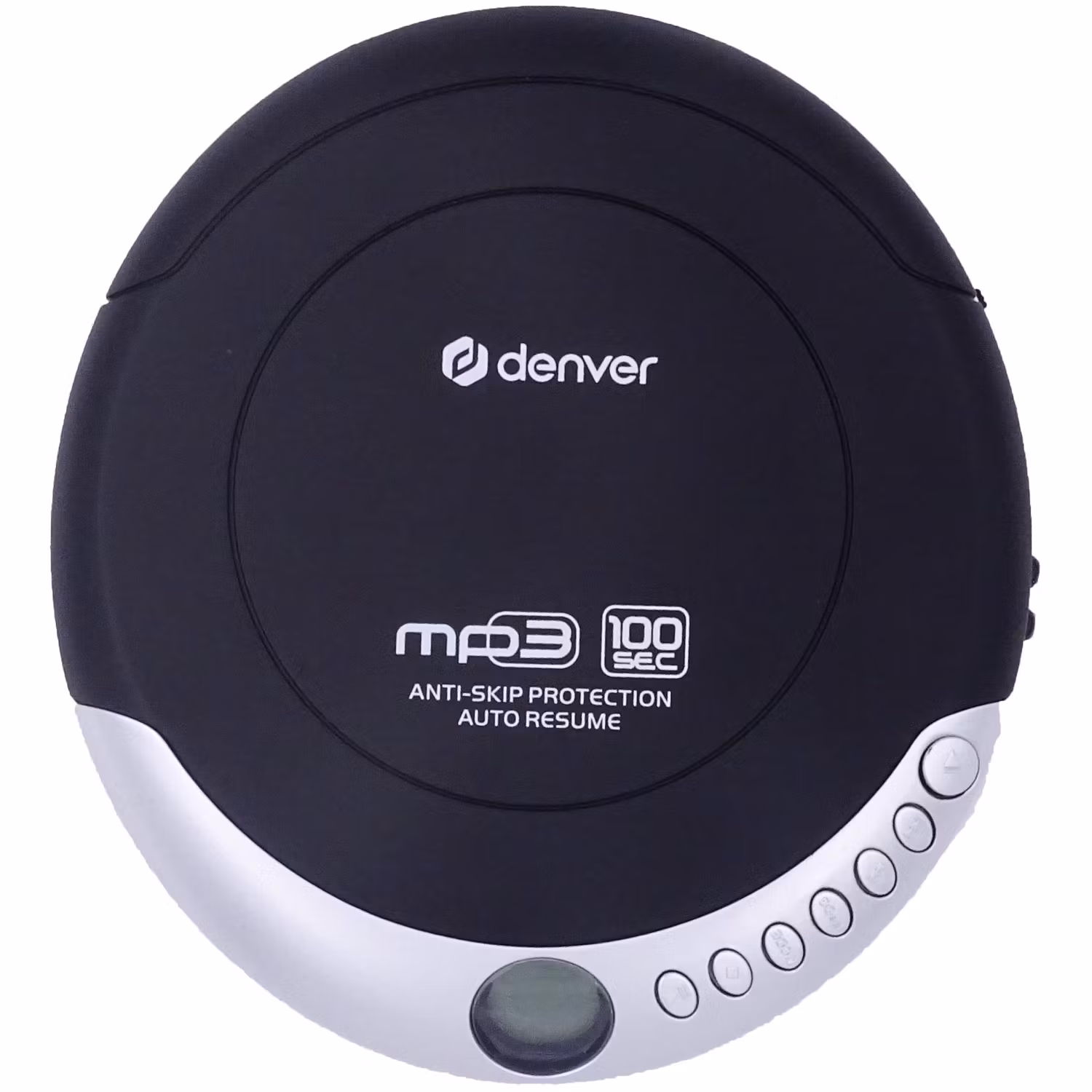 Denver DMP-391 Discman. Resume och anti-skakminne.