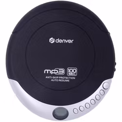 Denver DMP-391 Discman. Resume och anti-skakminne.