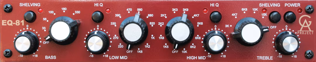 Golden Age Project EQ-81 MKIII, equalizer