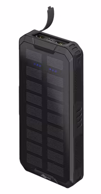 Goobay Outdoor Powerbank med solcell 20,000 mAh