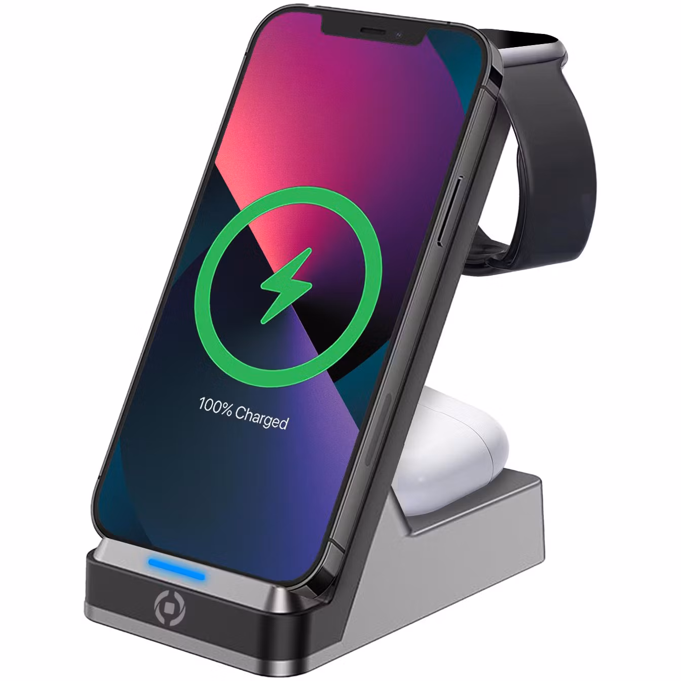 Celly WLSTAND3IN1 3-i-1-laddställ Trådlös 15W