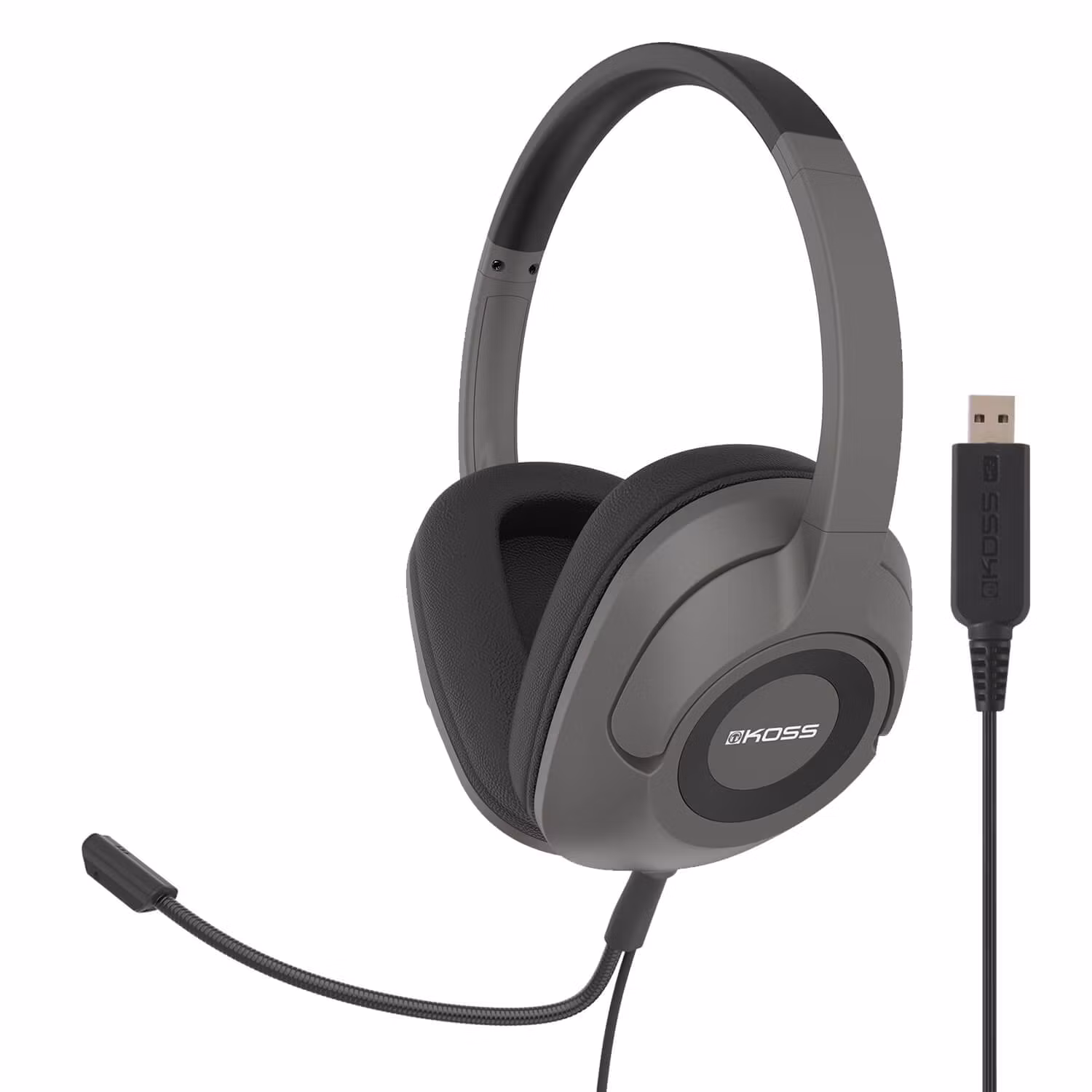 KOSS SB42USB Headset Over-Ear Mic Remote Svart