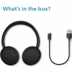 Philips TAH5209BK Trådlösa over-ear-hörlurar, Överlägsen komfort, bra ljud och upp till 65h speltid. Svarta.