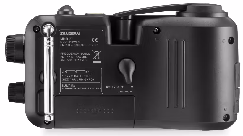 Sangean MMR77 Strömlös vev-Radio Fm/am