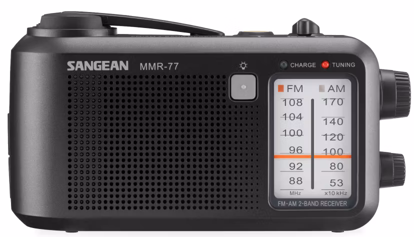 Sangean MMR77 Strömlös vev-Radio Fm/am