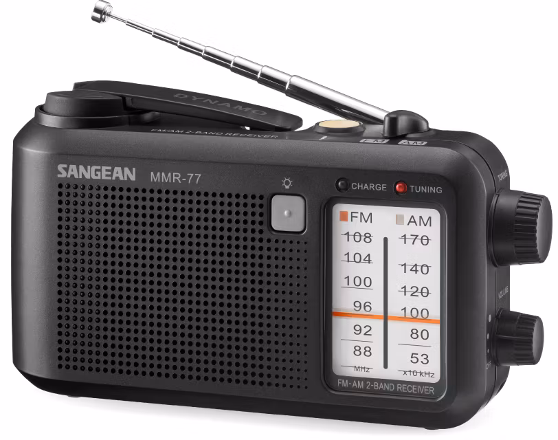 Sangean MMR77 Strömlös vev-Radio Fm/am
