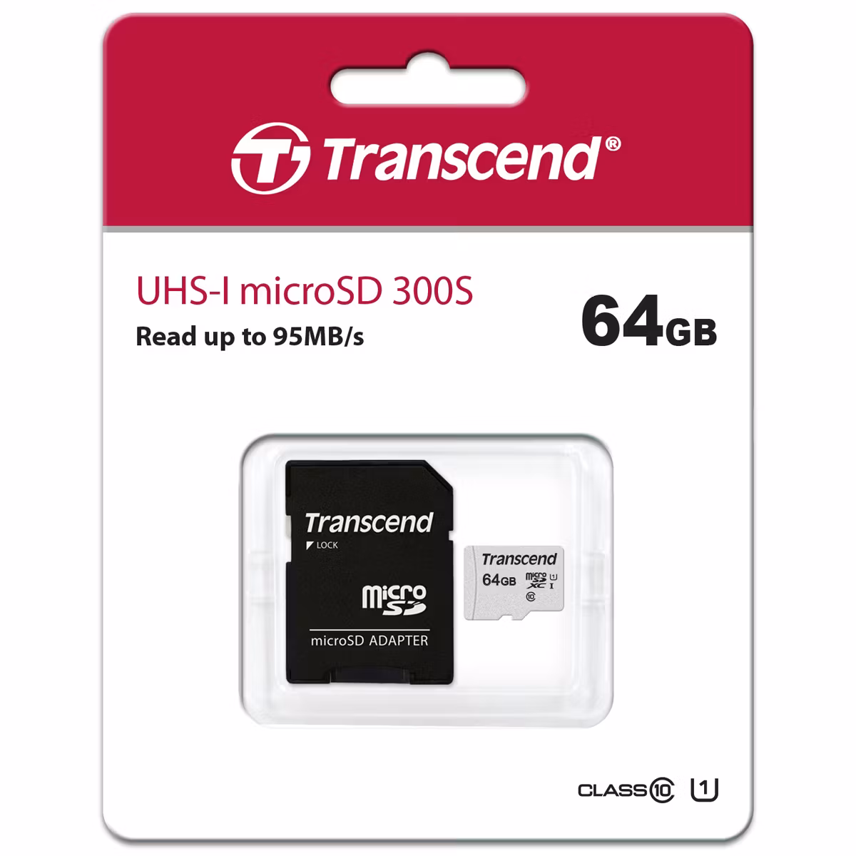 Transcend microSDHC 64GB U1 (R95/W25)