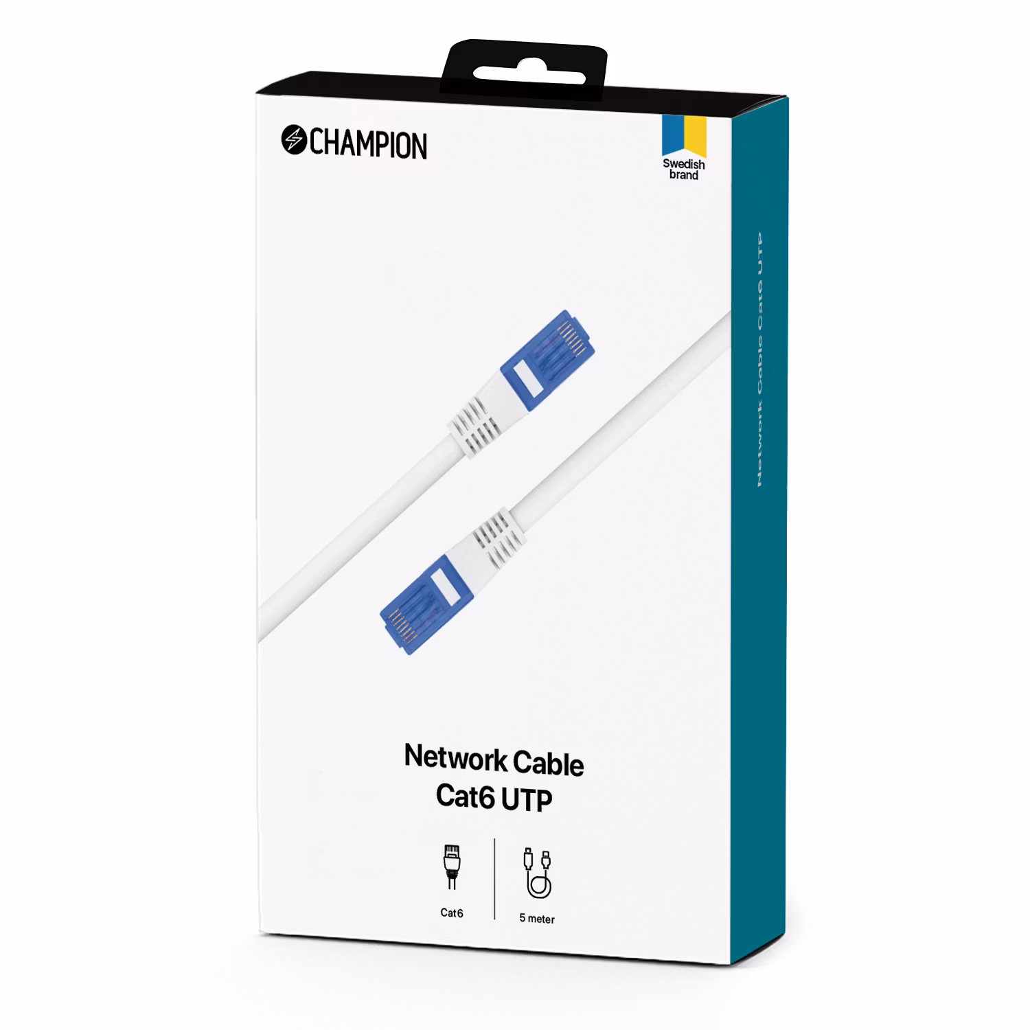 Champion CH4405 Nätverkskabel CAT6 UTP 5.0m