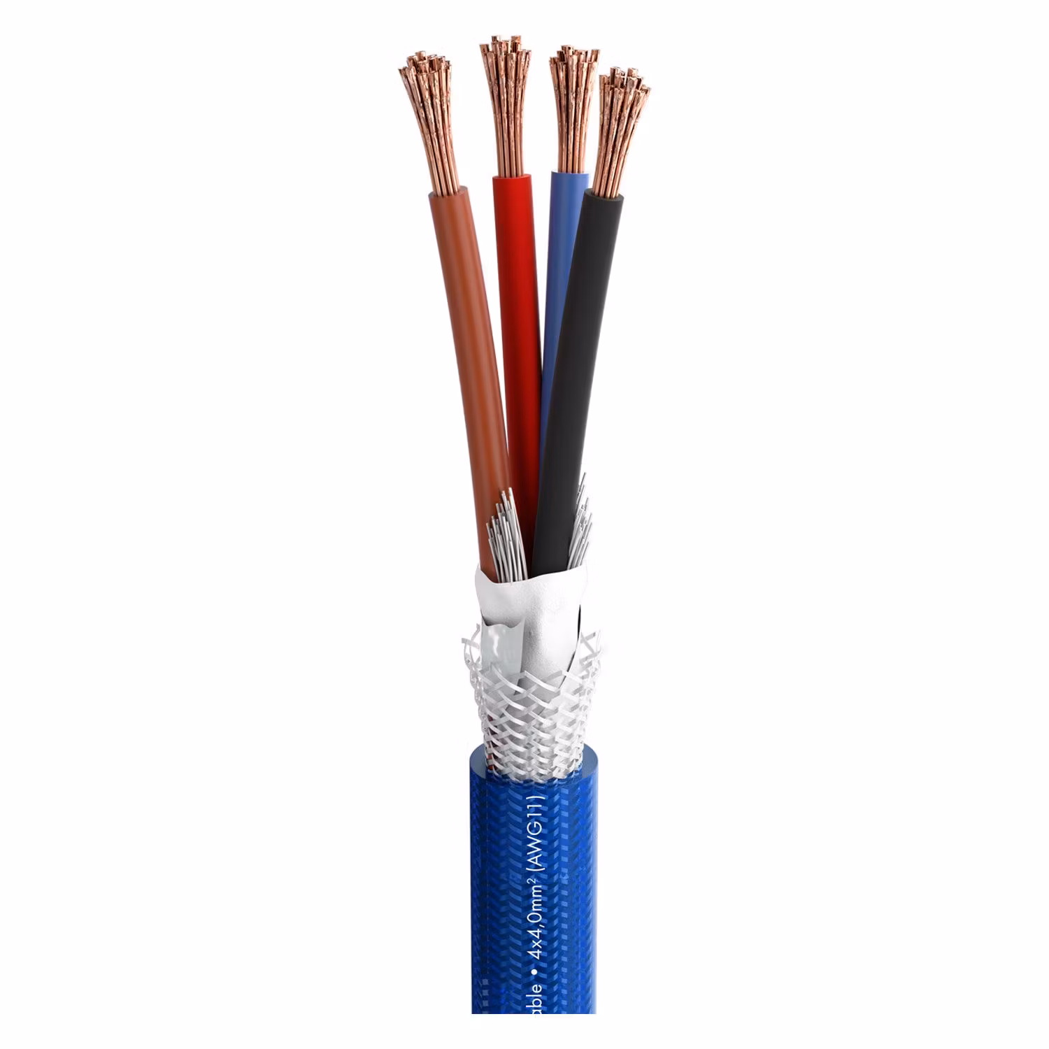Sommer Cable SC-QUADRA BLUE 4x4mm2 (pris/m)